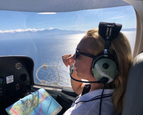 Pilote dans un avion